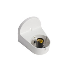 WHITE PLASTIC OUTSIDE LIGHT FIXTURE