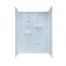 28" X 54" 3 PIECE WHITE SHOWER WALL SURROUND