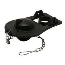 TWO-WAY TOILET FLAPPER WITH CHAIN