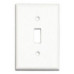 WHITE WALL SWITCH PLATE