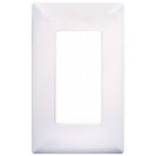 WHITE SNAP-ON WALL SWITCH/RECEPTACLE PLATE