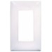 WHITE SNAP-ON WALL SWITCH/RECEPTACLE PLATE