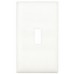 WHITE SELF-CONTAINED WALL SWITCH & PLATE 