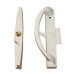 WHITE PATIO DOOR HANDLE KIT