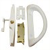 WHITE PATIO DOOR HANDLE KIT