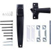 BLACK STORM DOOR LATCH