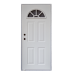 4 PANEL SUNBURST OUTSWING DOOR