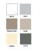 COLORS OFFERED FOR PREMIUM SKIRTING PANEL & TRIM KIT